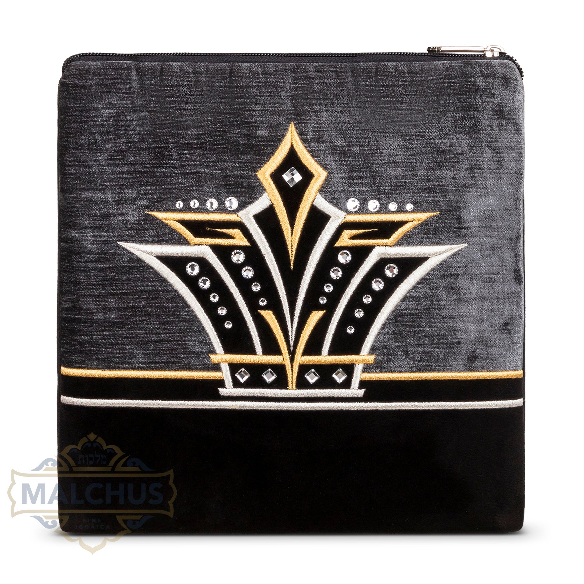 Bag #925 Black Velvet & Gold Emb