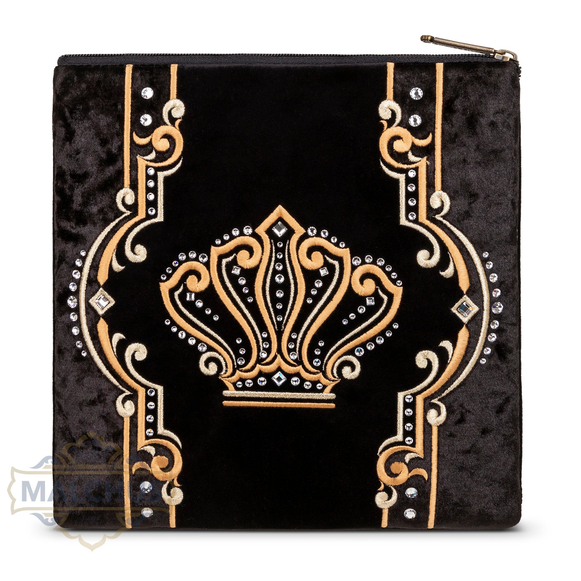 Bag #955 Black Velvet & Gold Emb