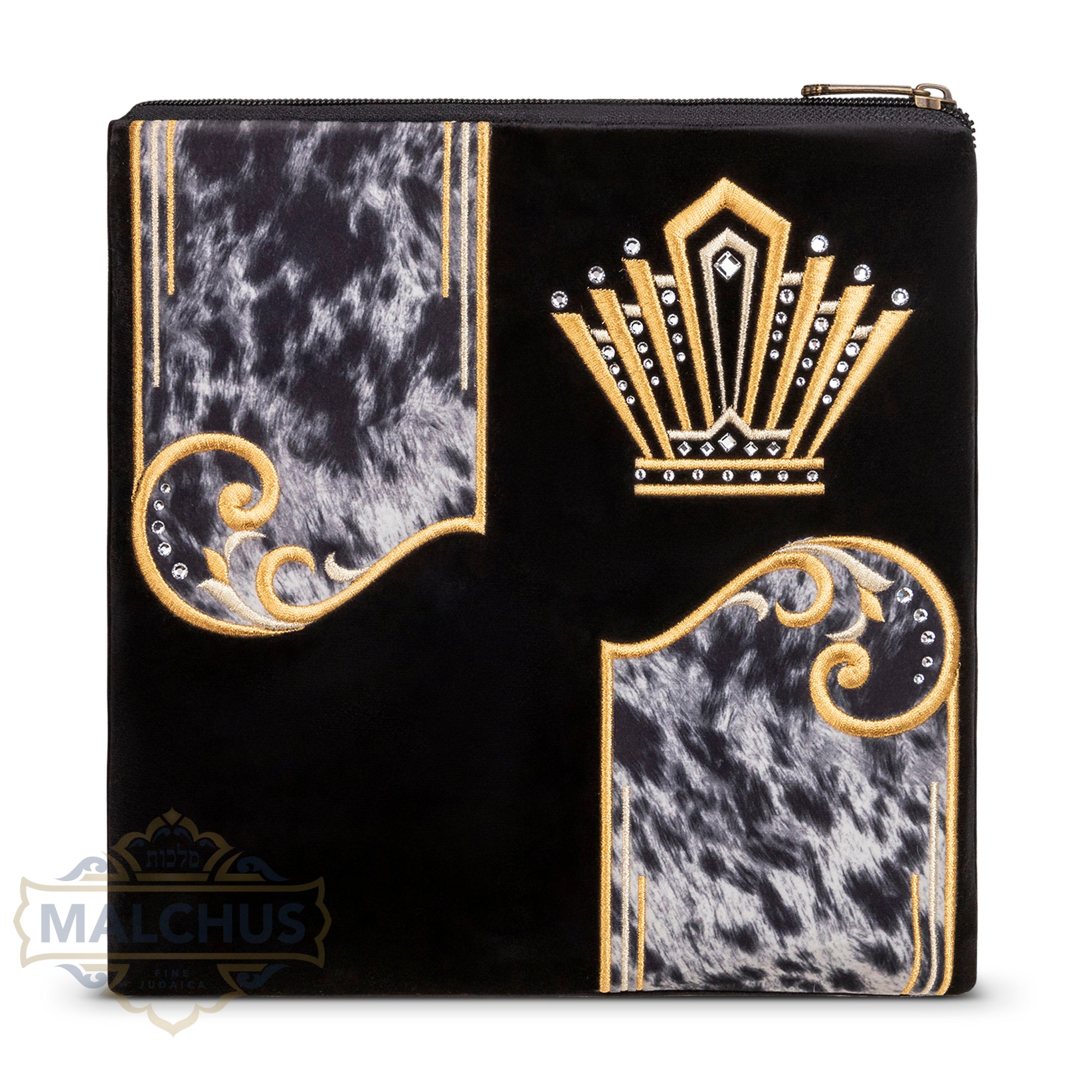 Bag #995 Black Velvet & Gold Emb