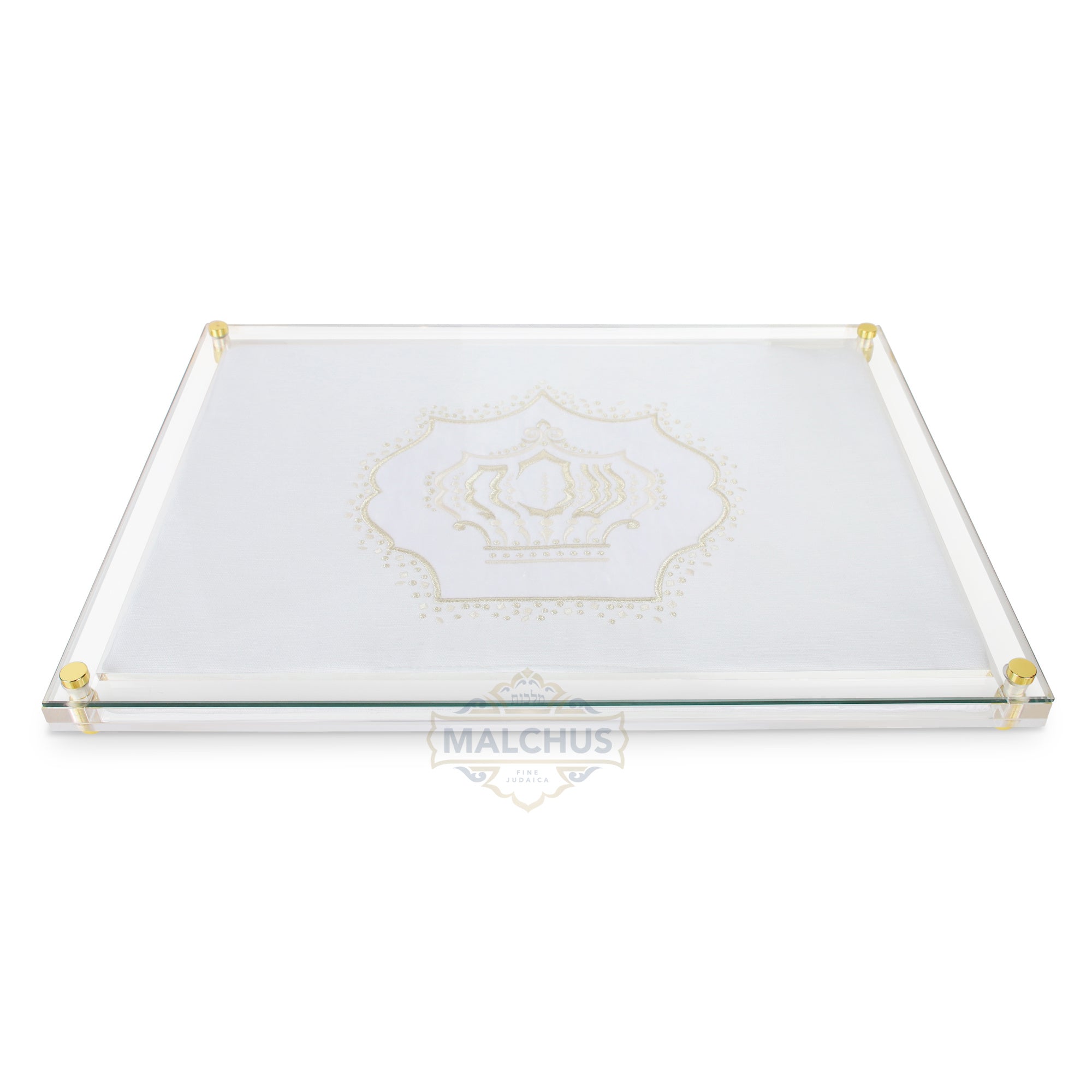 Glass Challah Board #990 Linen-look