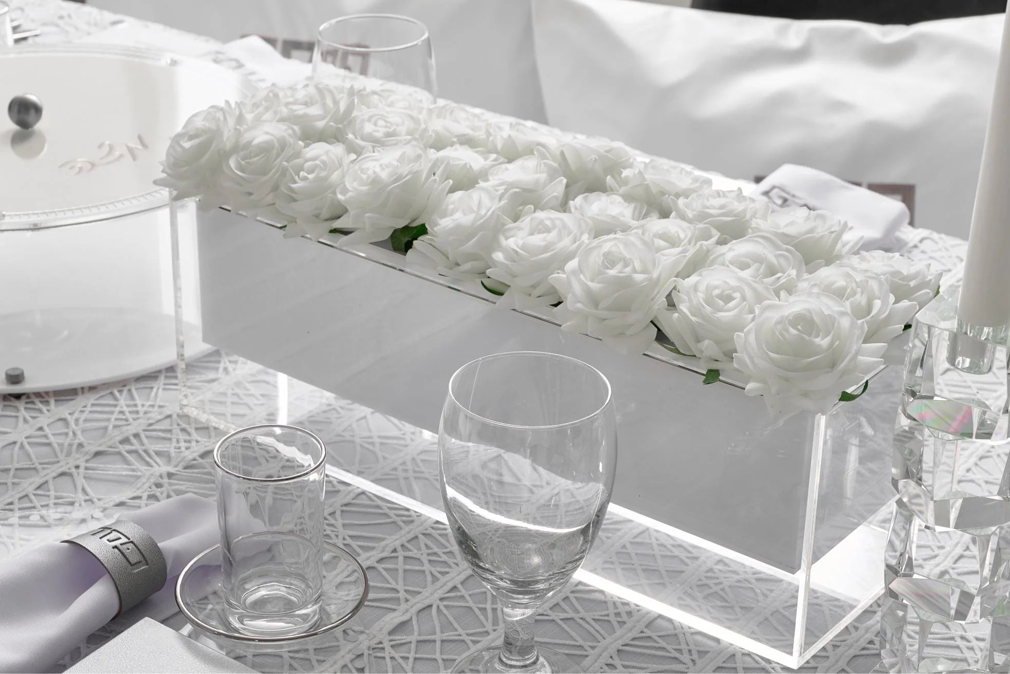 Silver Pesach 2024 Tablescape