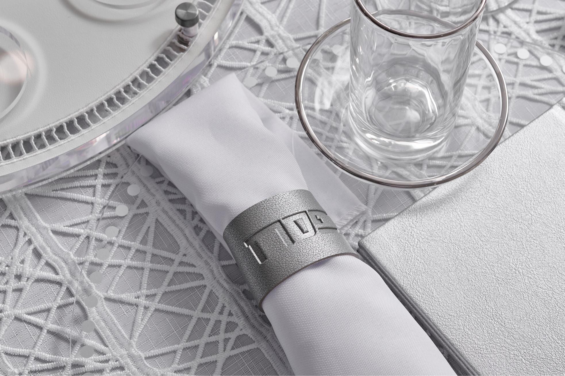 Silver Pesach 2024 Tablescape
