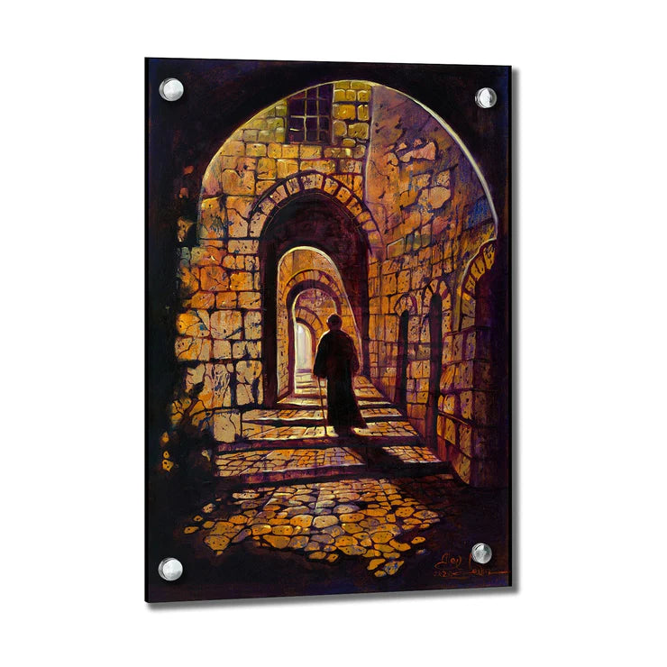 Alex Levin Shadow of Jerusalem Painting