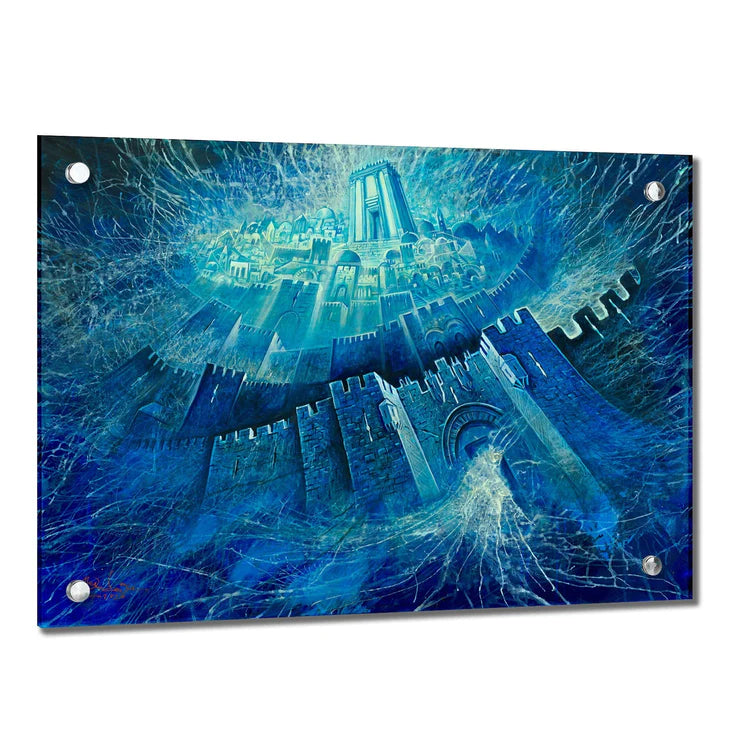 Alex Levin Energy of Jerusalem Painting