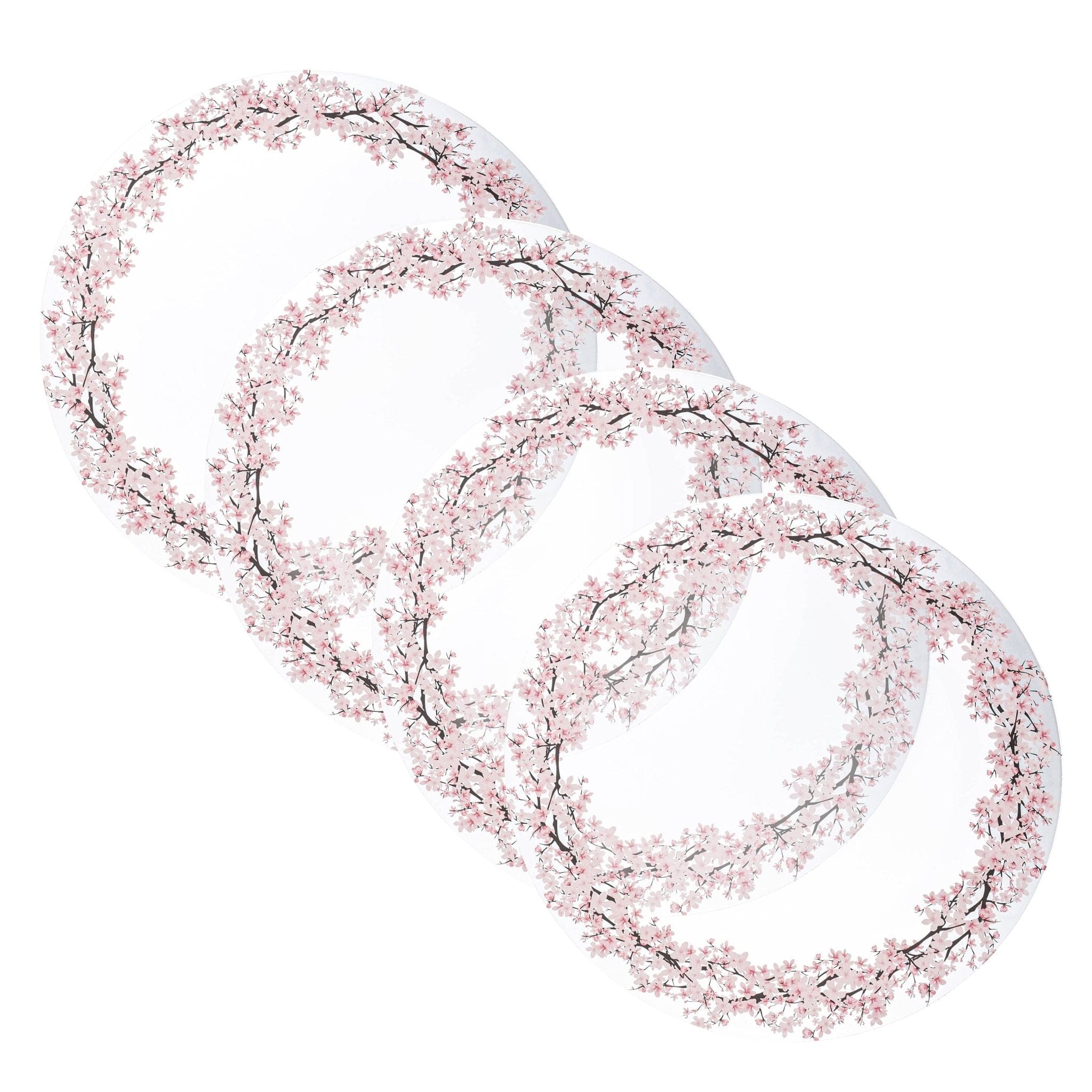 Cherry Blossom Chargers