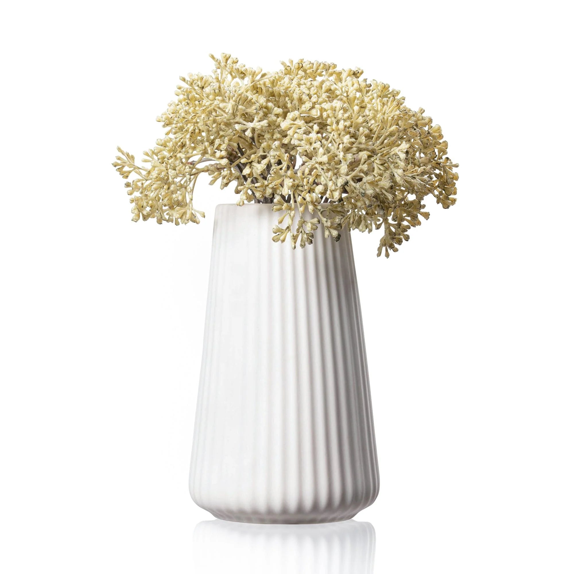 Baby's Breath Ribbed Faux Floral