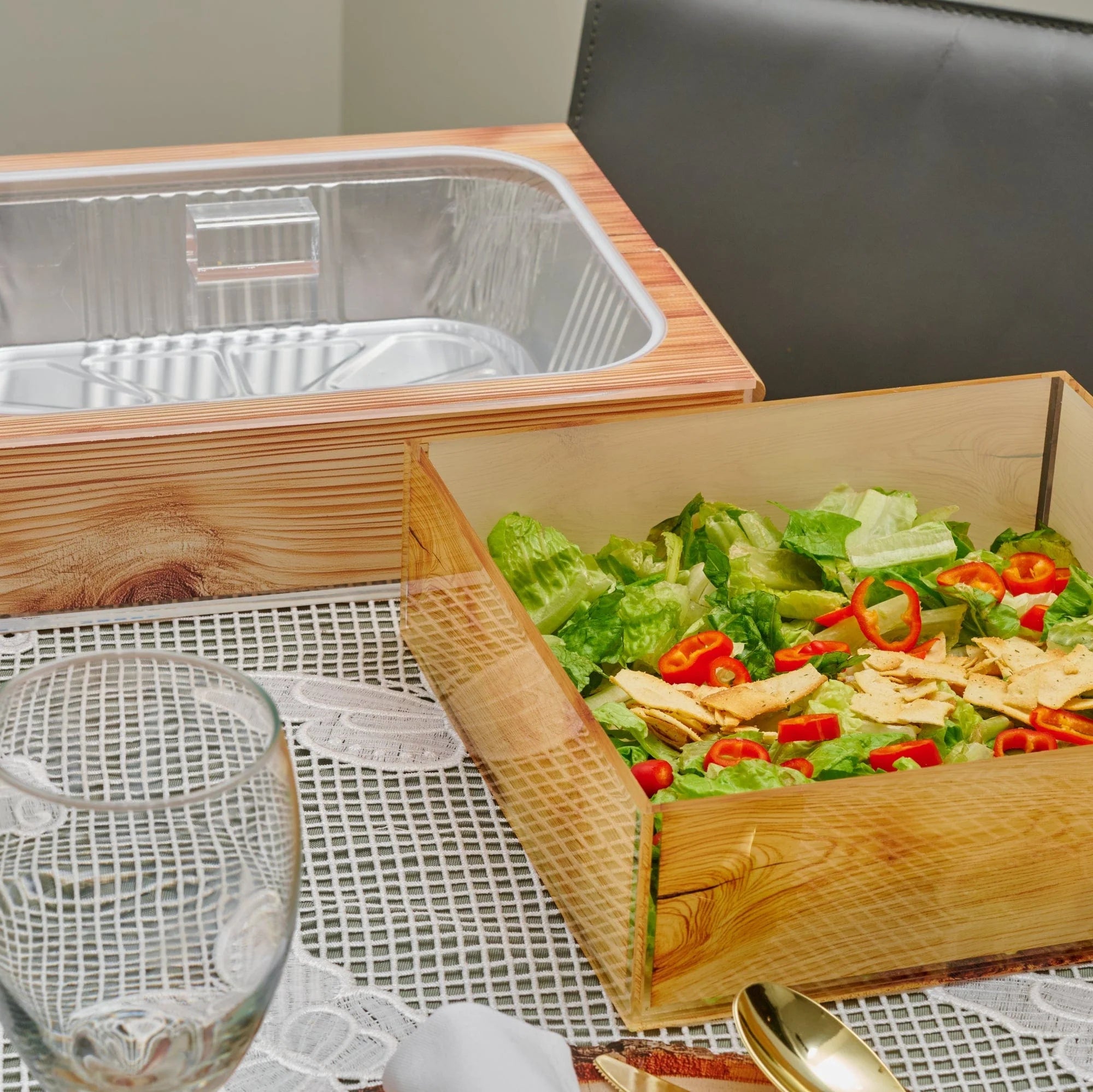 Shavuos Wood 2025 Tablescape