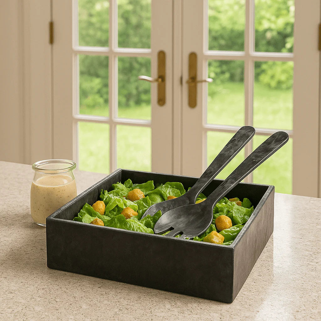Resin Square Salad Bowl