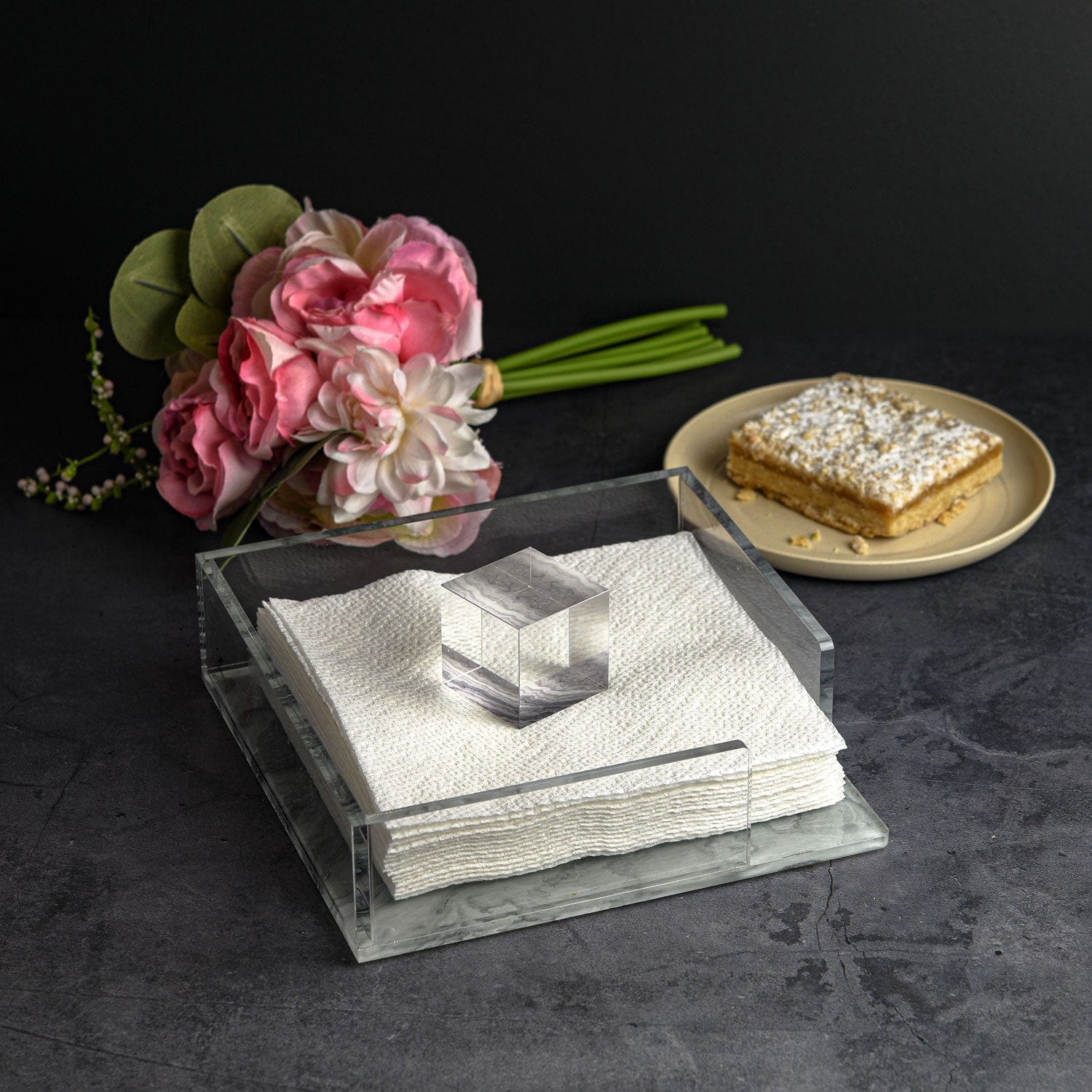 Agate Napkin Holder