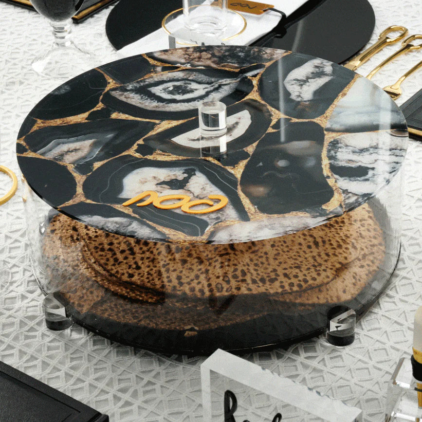 Agate Matzah Box
