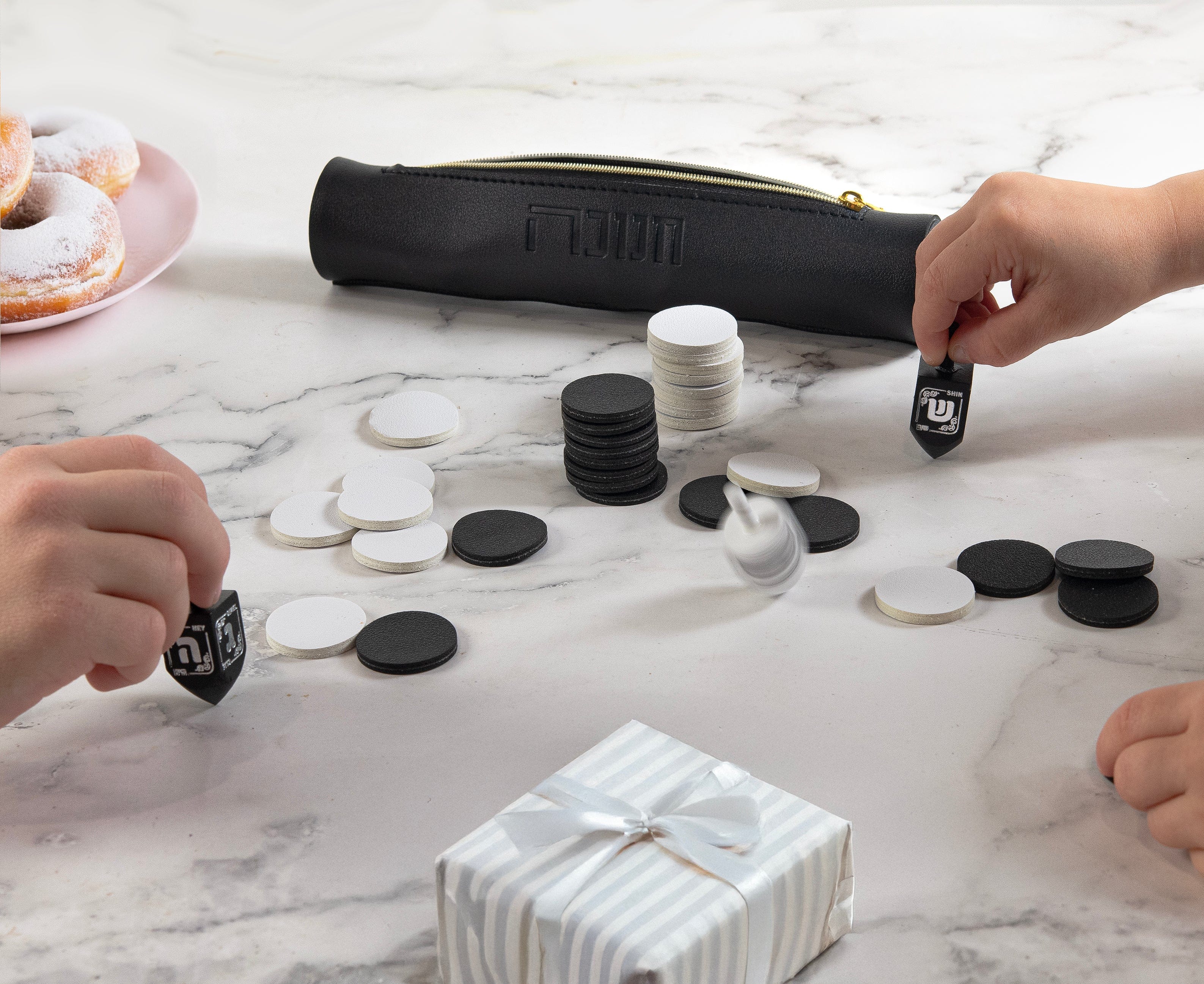 Leather Dreidel Game
