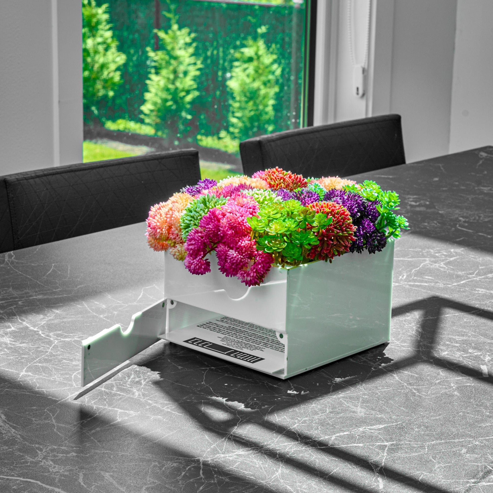 Small Succulent Pink Vase Bencher Set