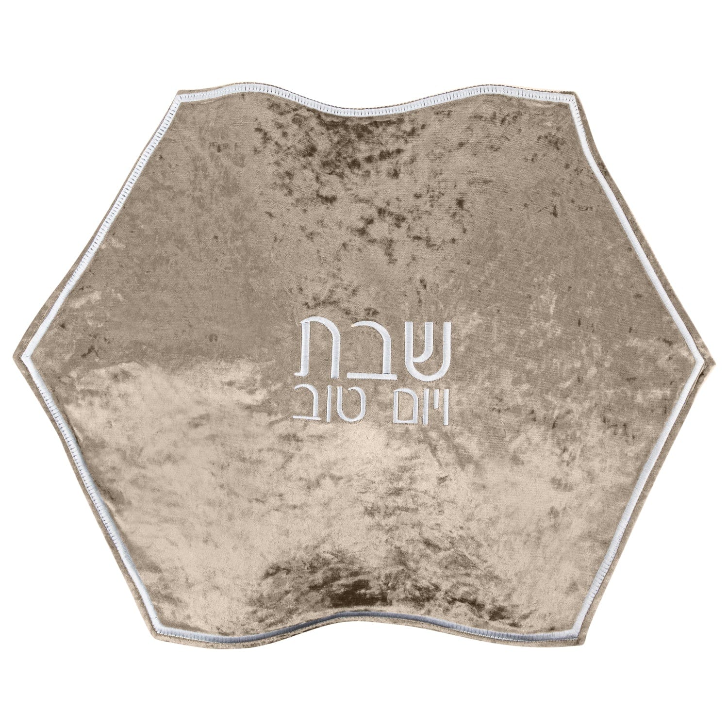 Crushed Velvet Hexagon Challah Cover
