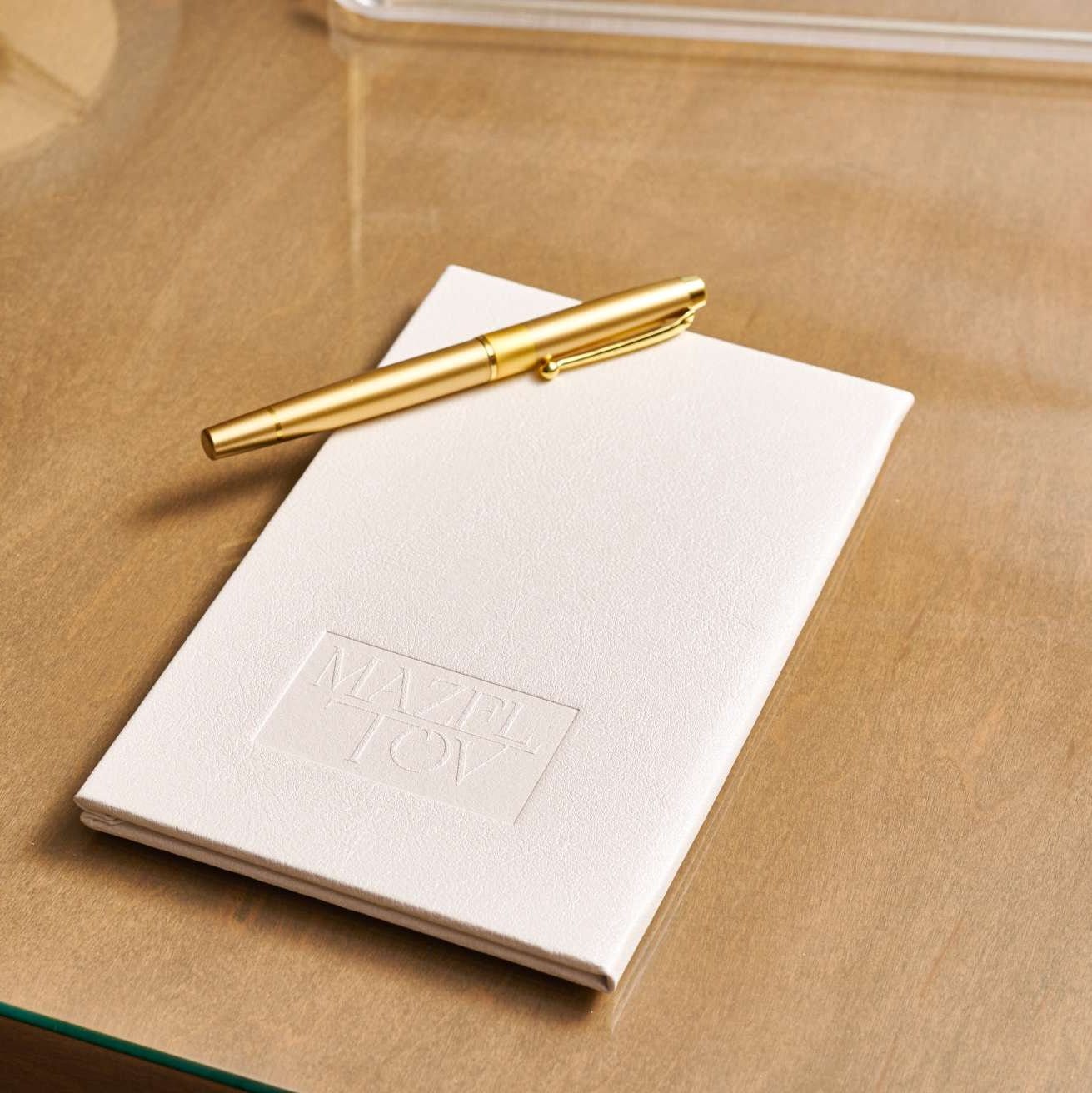 Leather Gift Note Booklet
