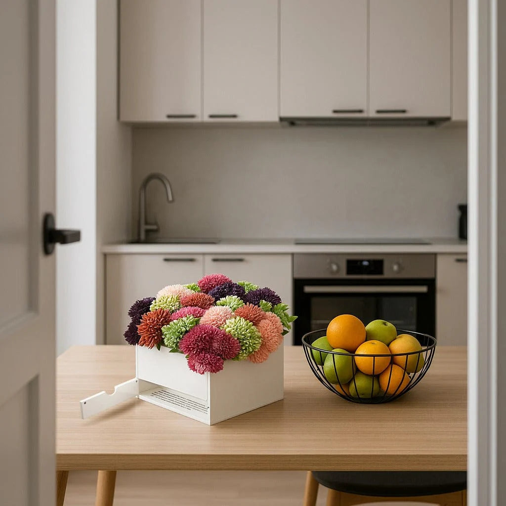 Small Succulent Pink Vase Bencher Set