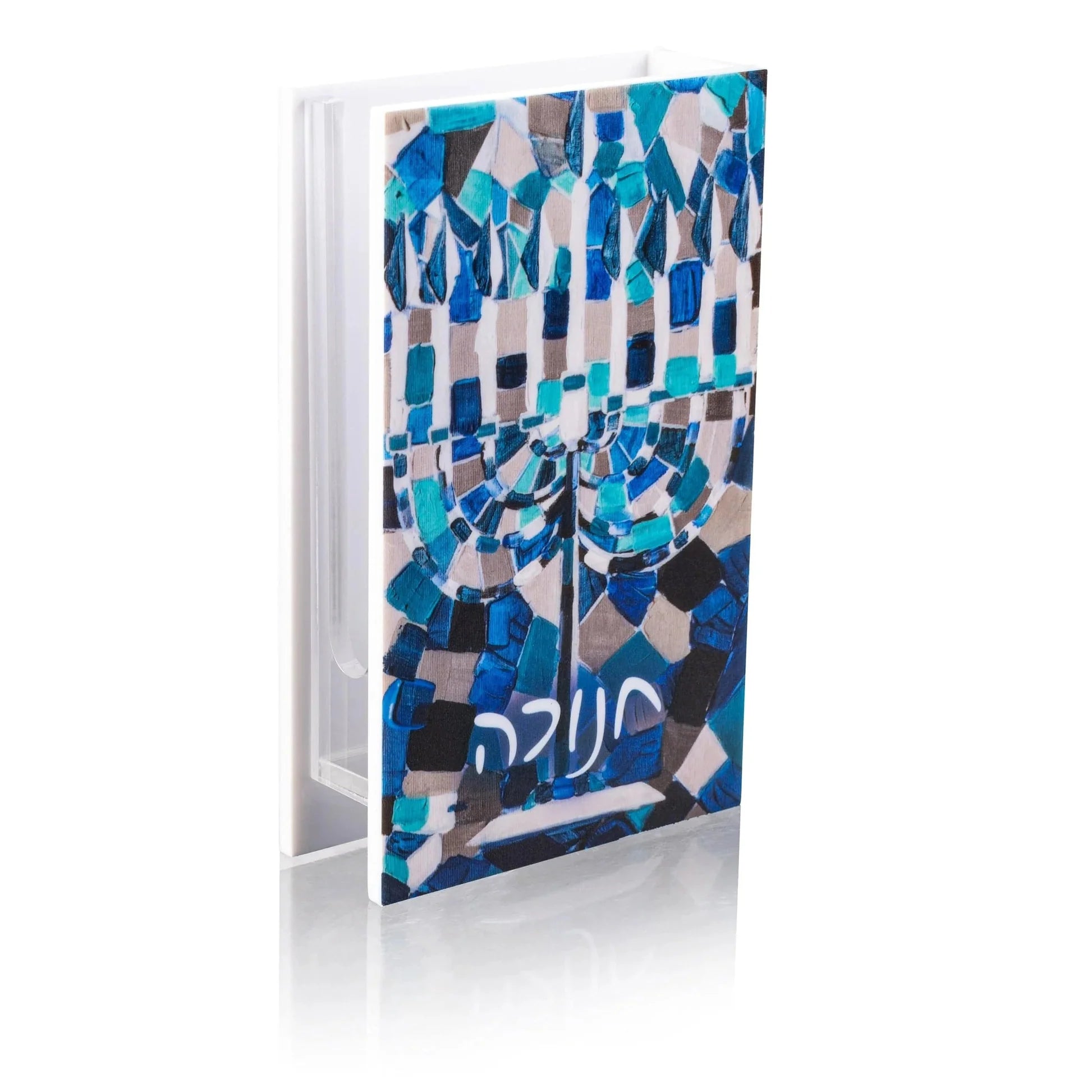 Painted Mosaic Chanukah Set