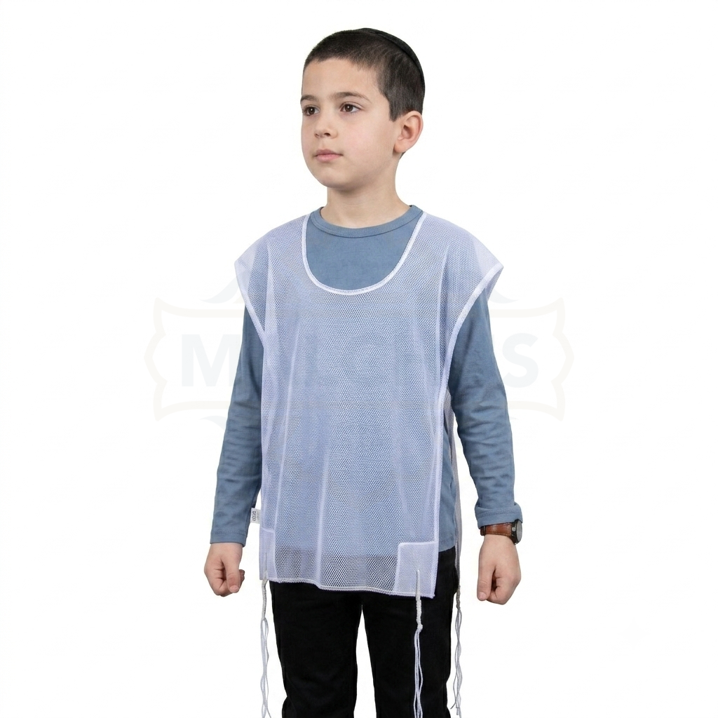 Mesh Kids Meyuchad Strings Keshiras Ashkenaz Tzitzis