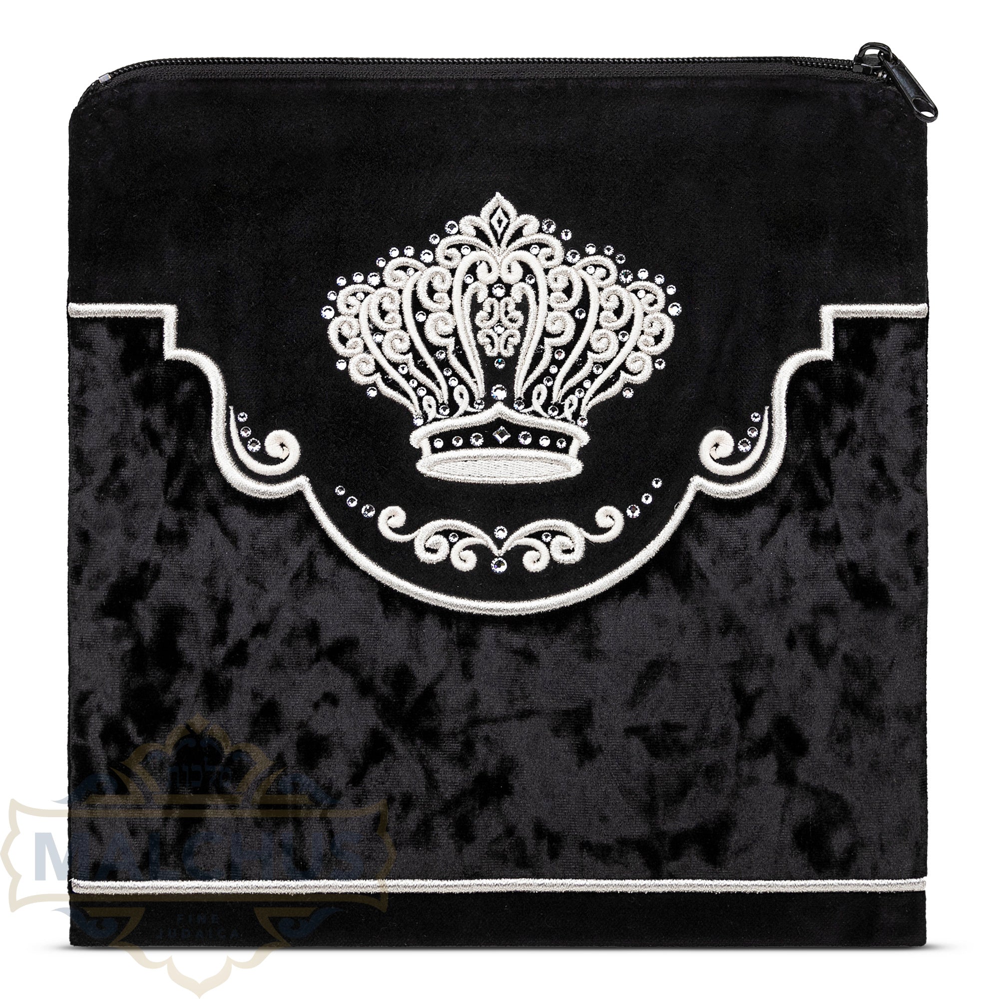Bag #540 Black Velvet + Black Crushed Velvet