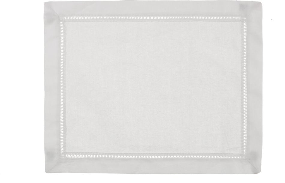 Eyelet Border White Simcha Challah Cover #20