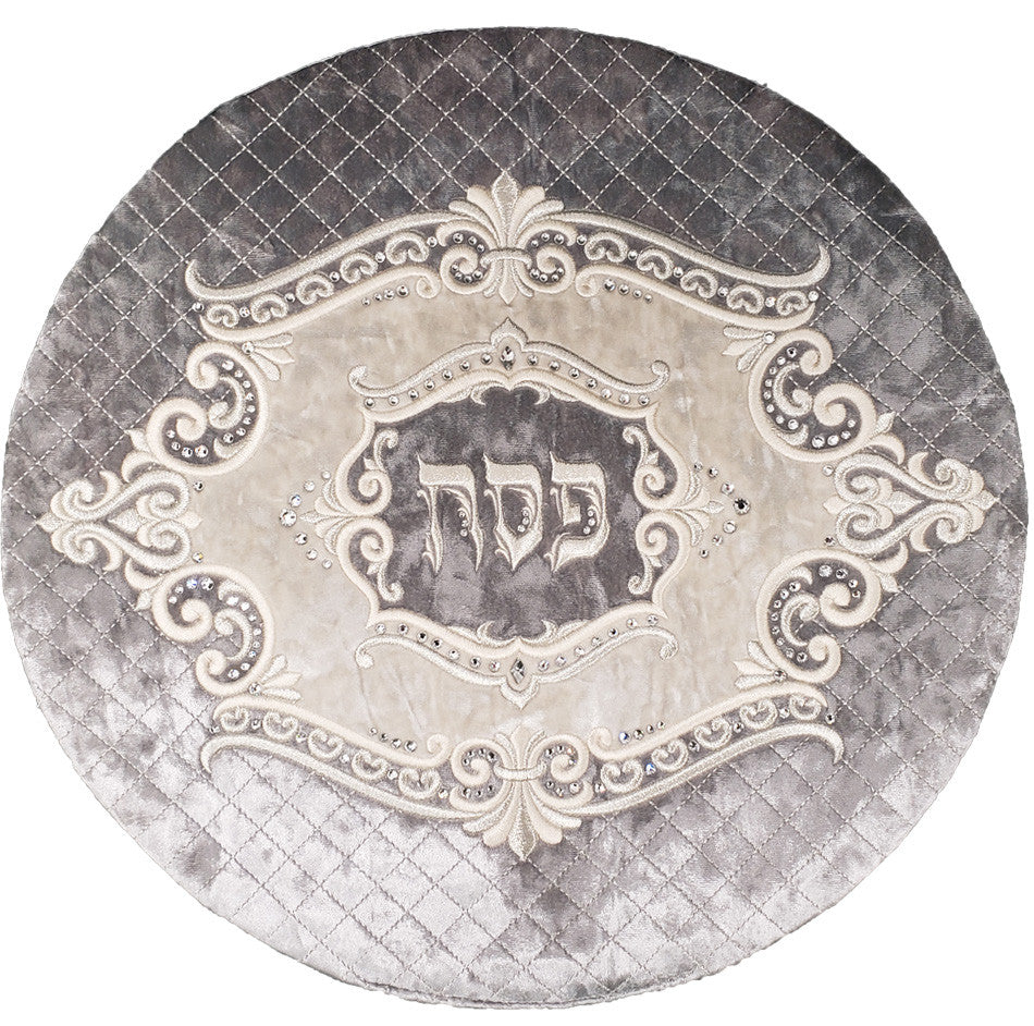 Marquise Collection Matzah Cover #615 Grey